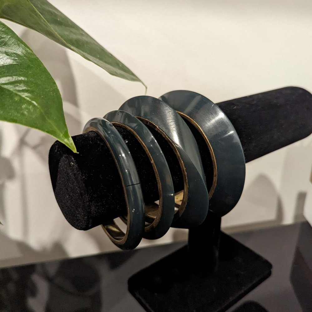 Vintage Green Bangles